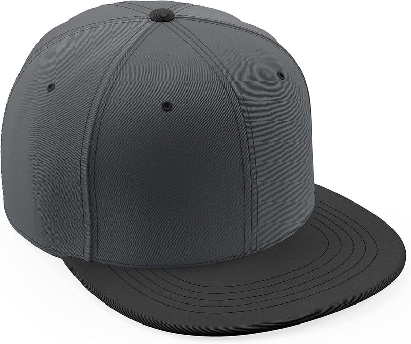 Daxton Store Classic Blank Snapback Flat Bill Visor Hat Cap One Size Adjustable Back - Image 1